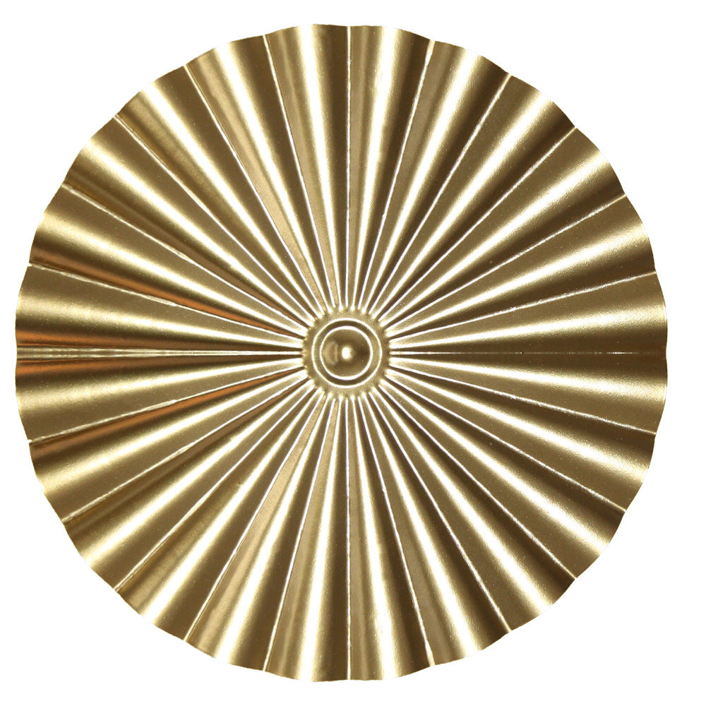 Modern Home Creative Straight Wave Irregular Round Design Sunglasses Wall Pendant