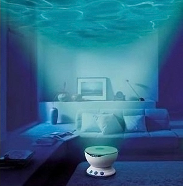 Proiettore LED Oceano – Lampada da Notte con Effetto Onde