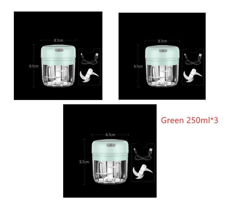 Mini Tritatutto Elettrico USB – Taglia Aglio, Cipolla e Verdure in 5 Secondi