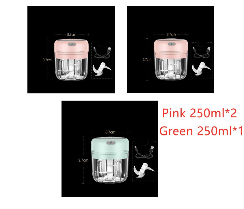 Mini Tritatutto Elettrico USB – Taglia Aglio, Cipolla e Verdure in 5 Secondi