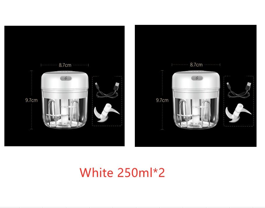 Mini Tritatutto Elettrico USB – Taglia Aglio, Cipolla e Verdure in 5 Secondi