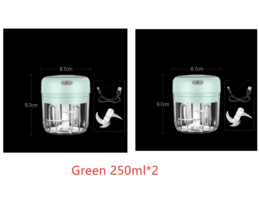 Mini Tritatutto Elettrico USB – Taglia Aglio, Cipolla e Verdure in 5 Secondi