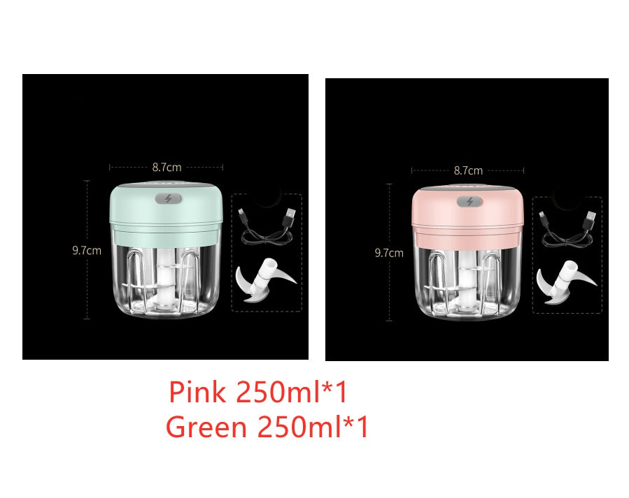 Mini Tritatutto Elettrico USB – Taglia Aglio, Cipolla e Verdure in 5 Secondi