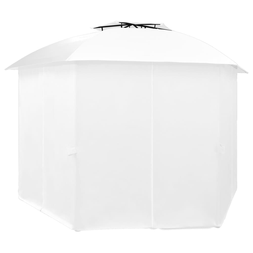 garden tent with curtains 360x 180 g/m²