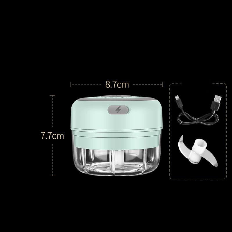 Mini Tritatutto Elettrico USB – Taglia Aglio, Cipolla e Verdure in 5 Secondi