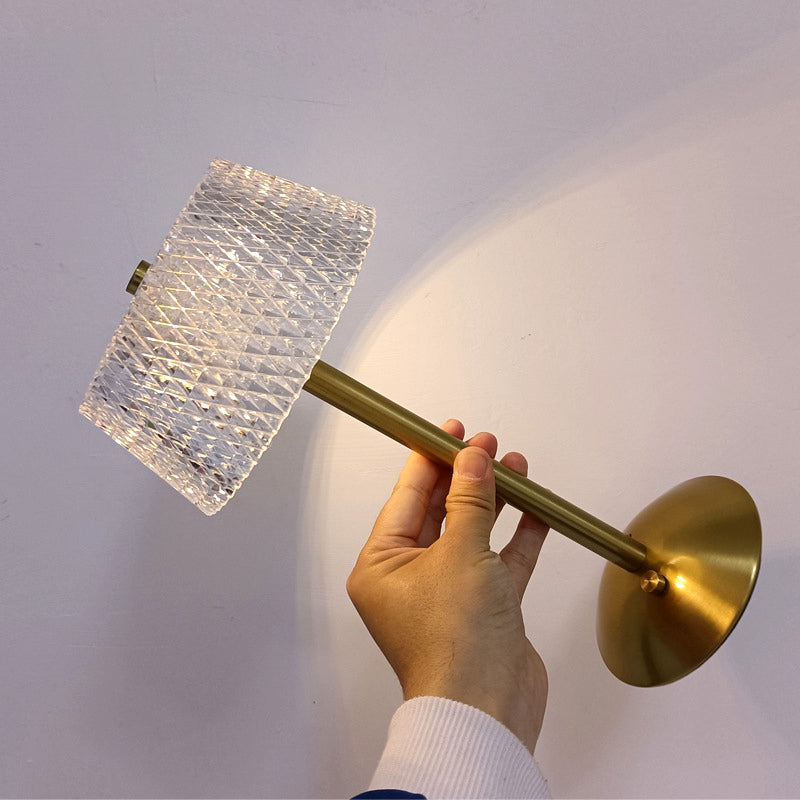 LumiGlow™ – Lampada LED Cristallo Elegante Ricaricabile USB