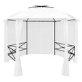 garden tent with curtains 360x 180 g/m²