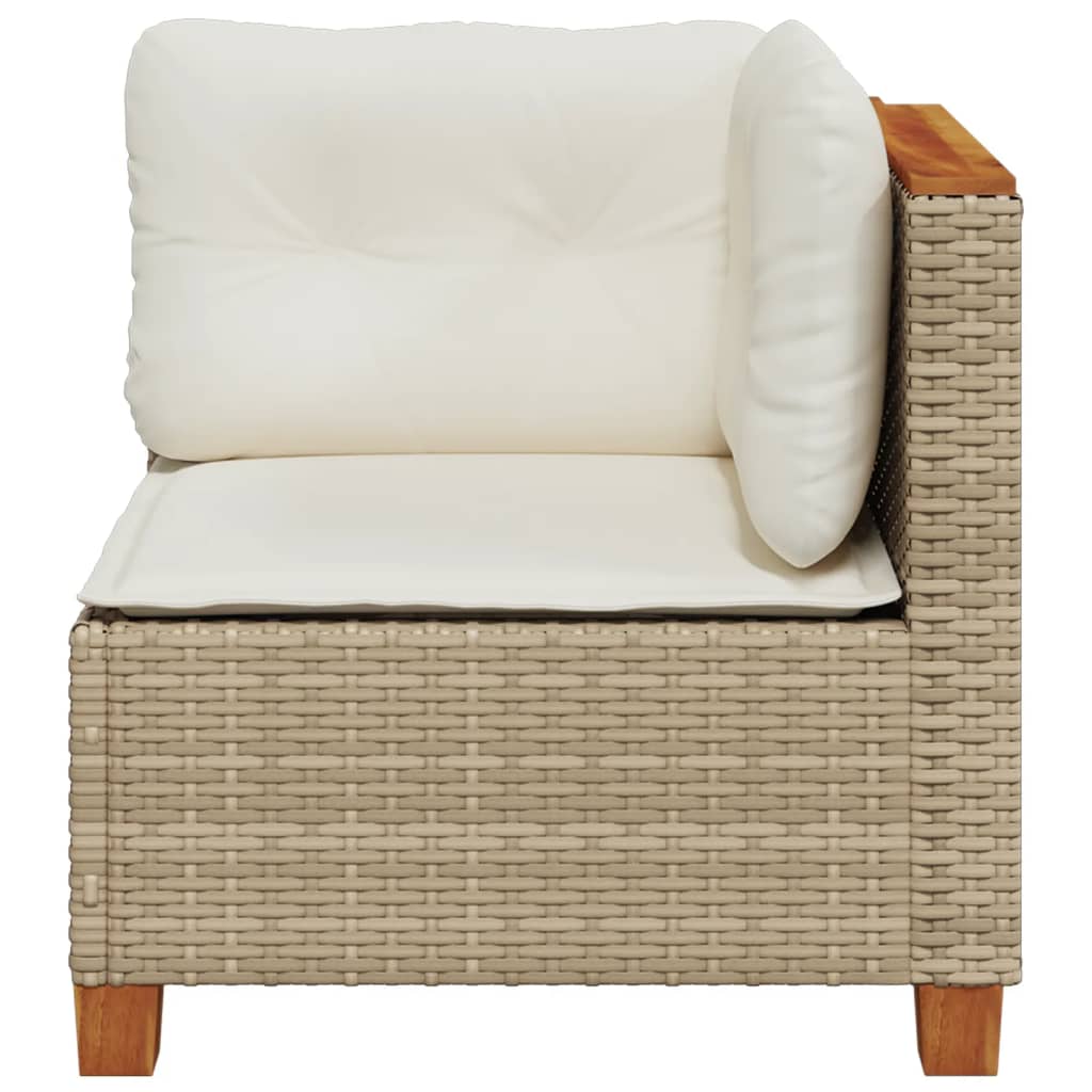 Set Lounge Modulabile in Polyrattan – Eleganza Contemporanea per Ambienti Outdoor Esclusivi