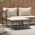 Gartentisch aus Polyrattan mit eleganter Struktur – Raffiniertes Design für moderne Außenbereiche