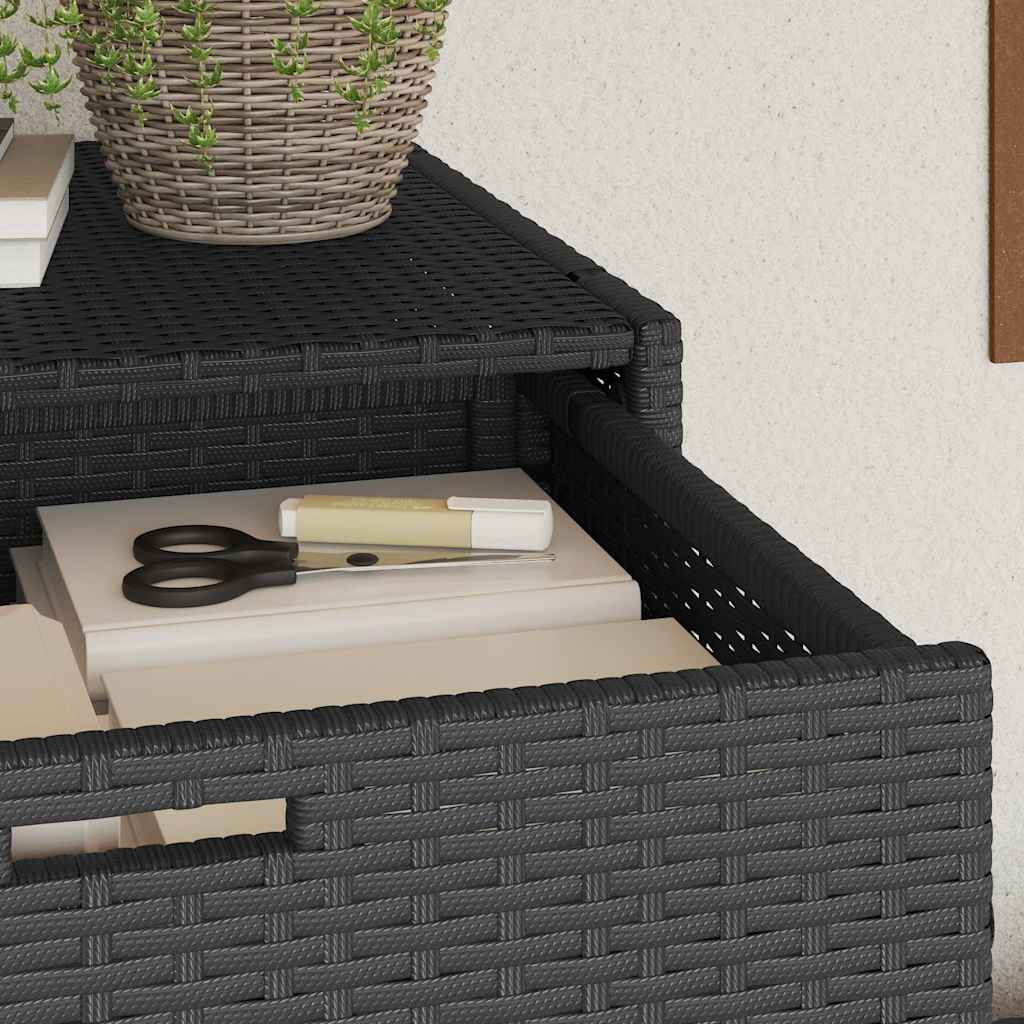 Armadietto da Giardino in Polyrattan – Raffinatezza e Funzionalità per Spazi Outdoor Esclusivi