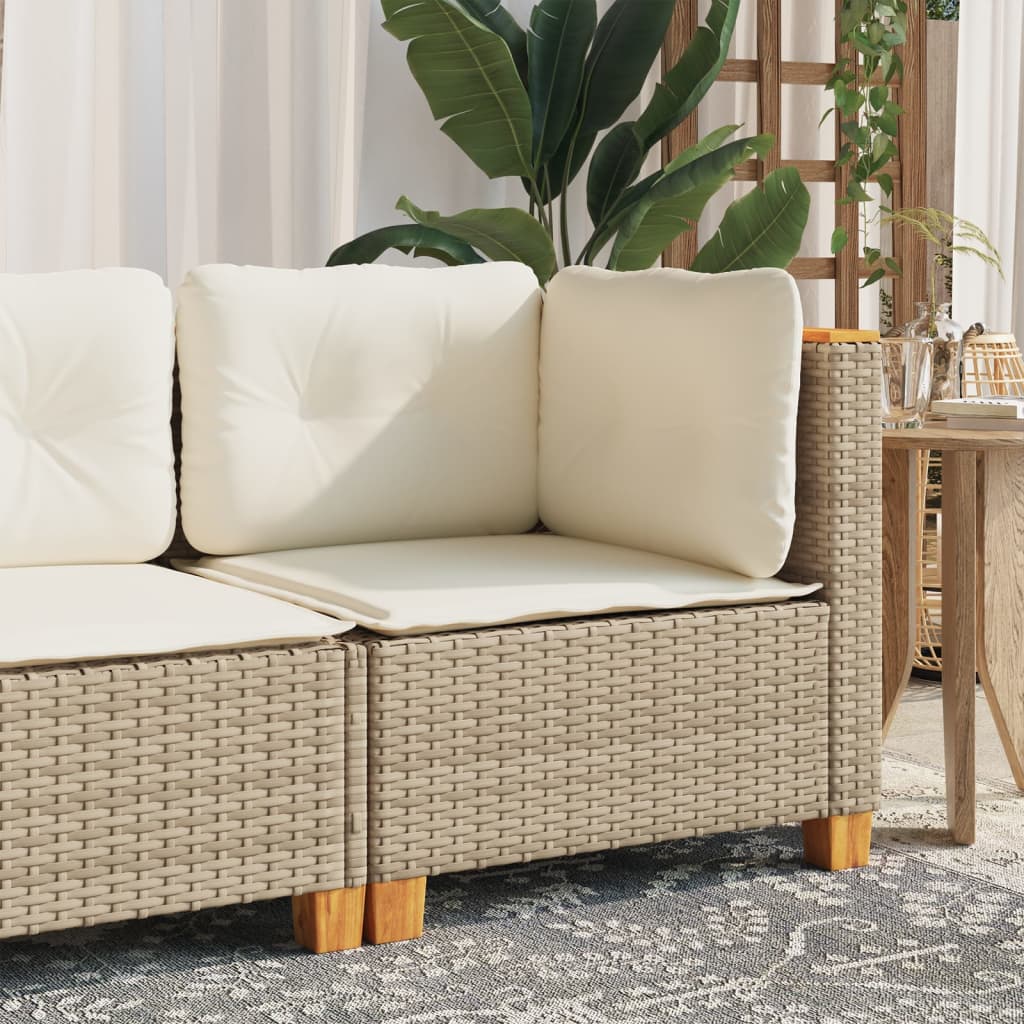 Set Lounge Modulabile in Polyrattan – Eleganza Contemporanea per Ambienti Outdoor Esclusivi