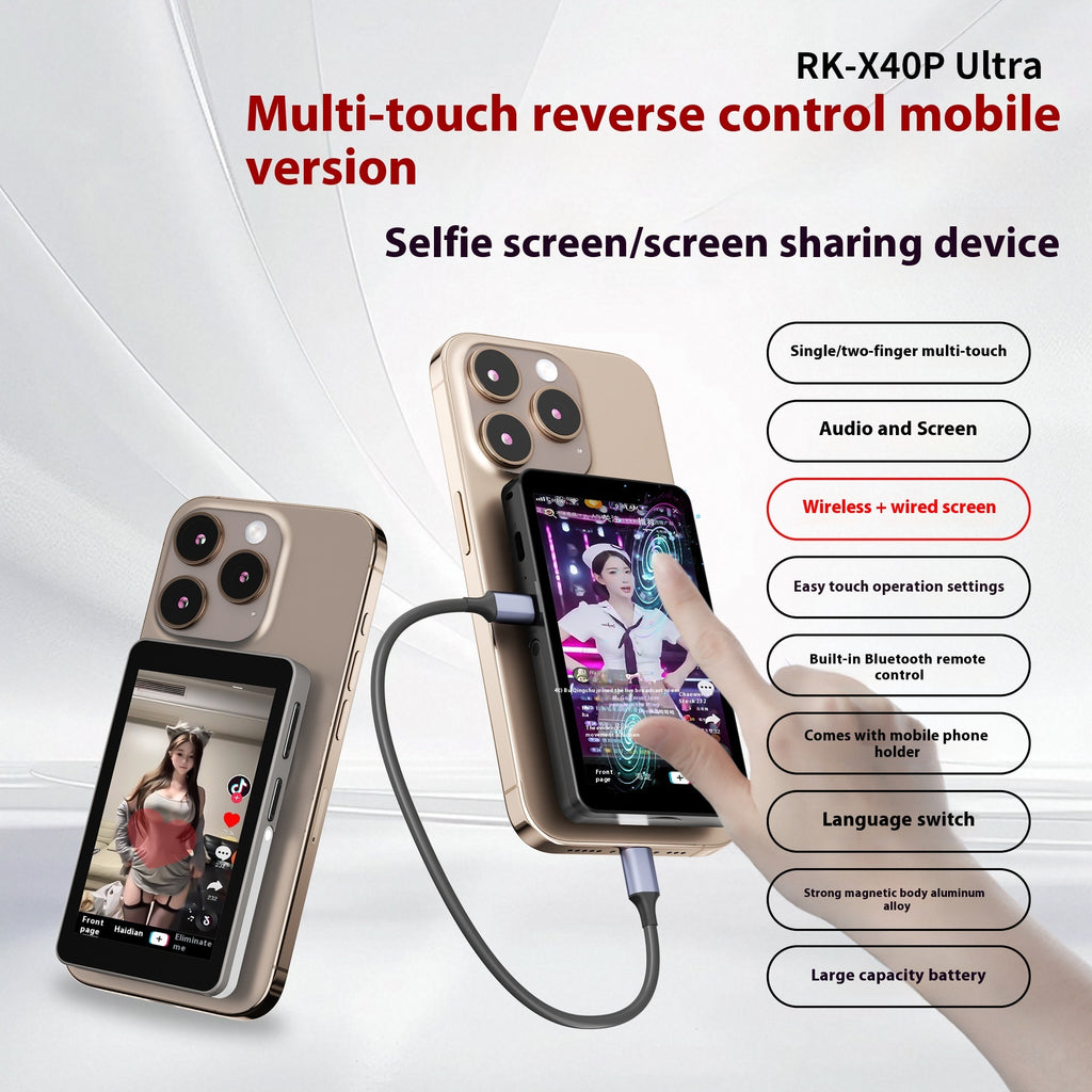 SmartView Pro™ – Selfie-Bildschirm für perfekte Videos