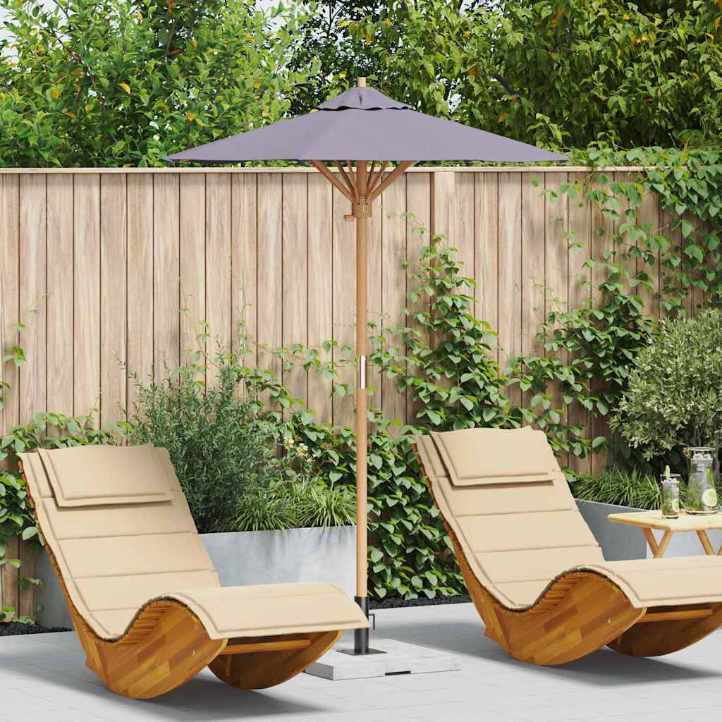 Ombrellone da Giardino Elegante in Legno – Protezione Solare Raffinata per Outdoor di Design