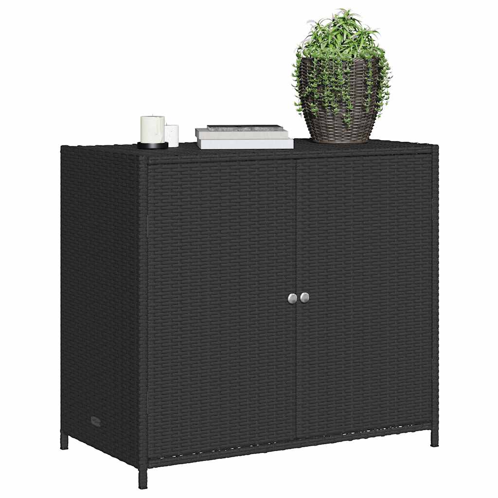 Outdoor Garden Storage Cabinet – Waterproof Rattan Design”