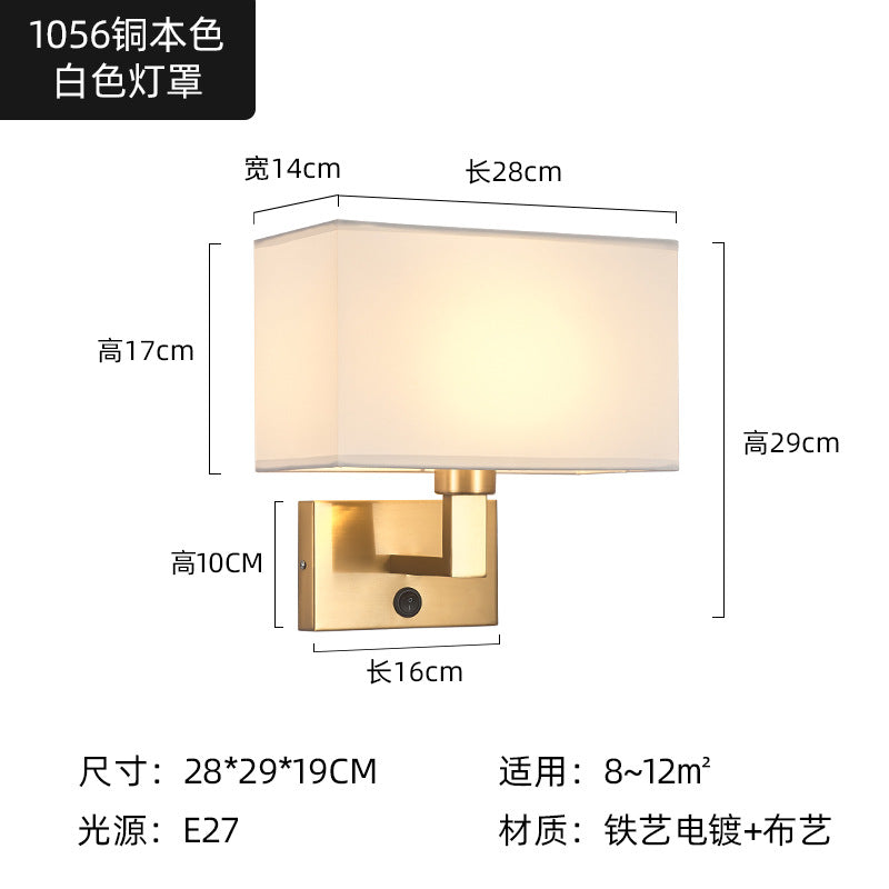 Wall Lamp With Bedroom Bedside Wall Lamp Simple Home Design