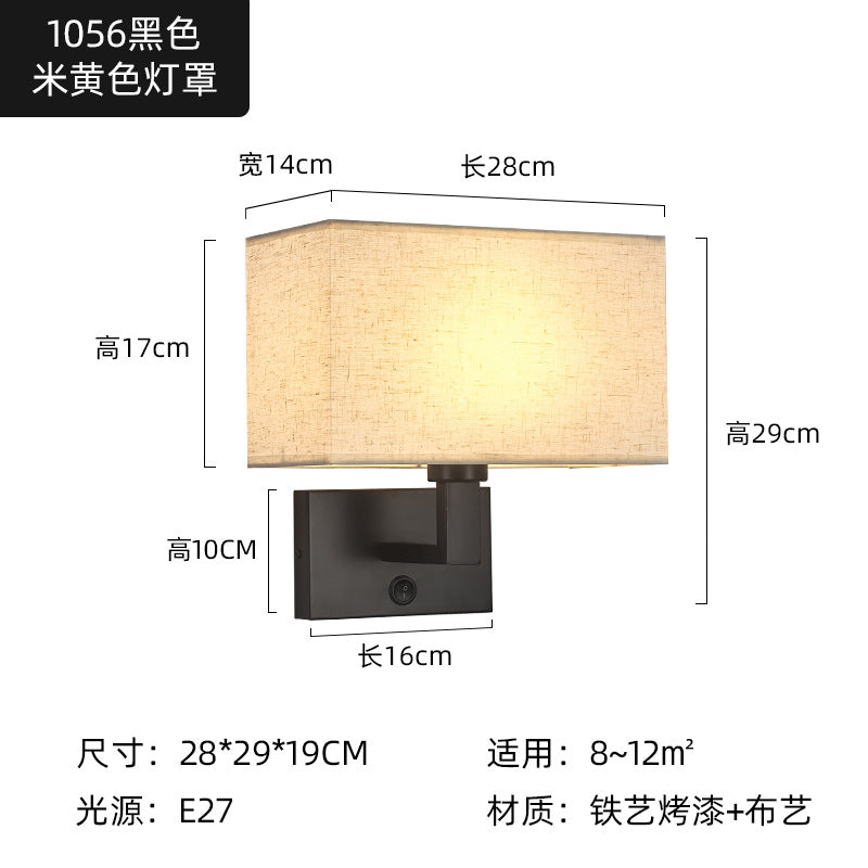 Wall Lamp With Bedroom Bedside Wall Lamp Simple Home Design