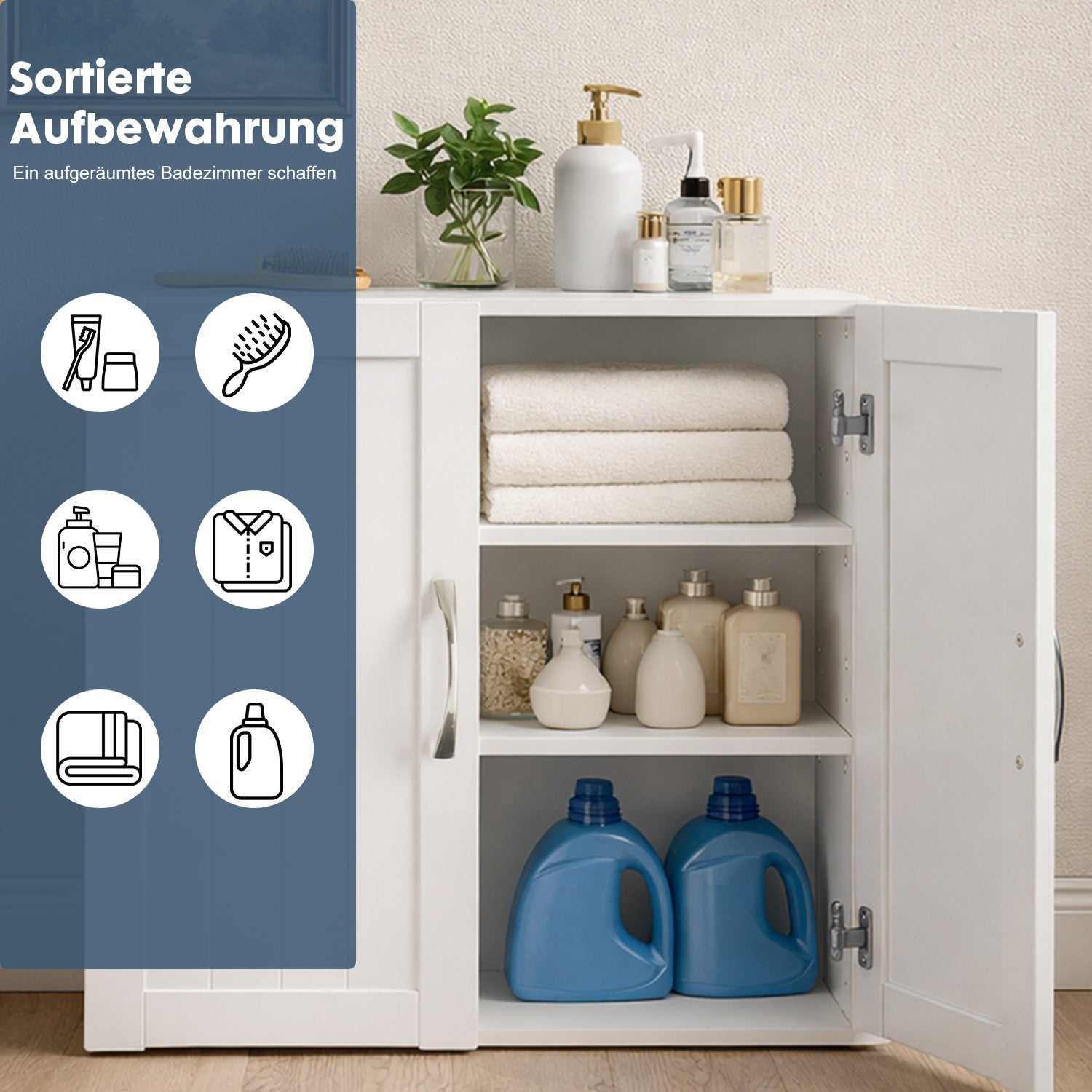 Mobile Bagno Elegante Zuritech™ – Design Moderno Salvaspazio