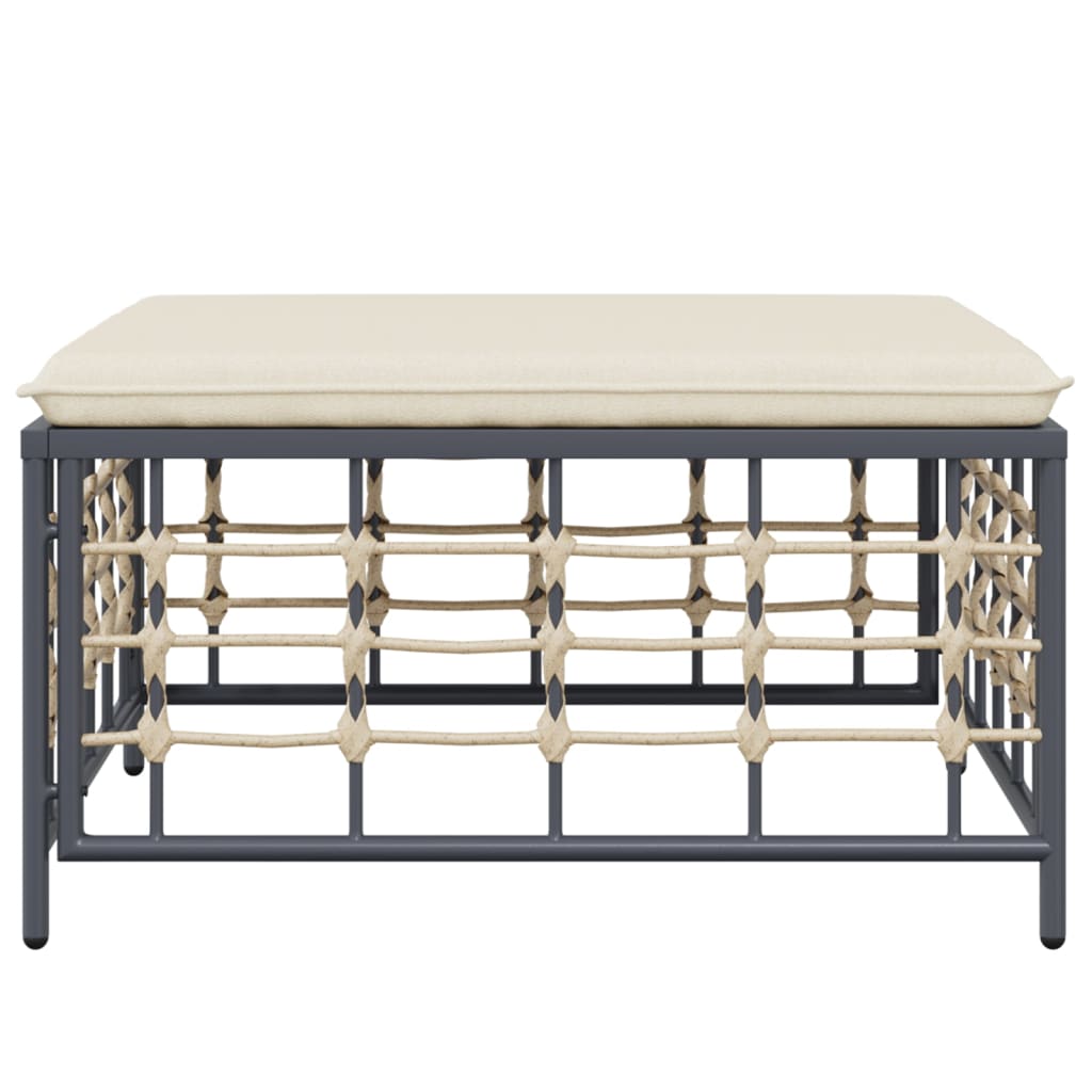 Gartentisch aus Polyrattan mit eleganter Struktur – Raffiniertes Design für moderne Außenbereiche