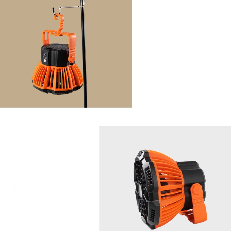 CoolFan Pro™ – Ventilatore Portatile con Luce LED Ricaricabile