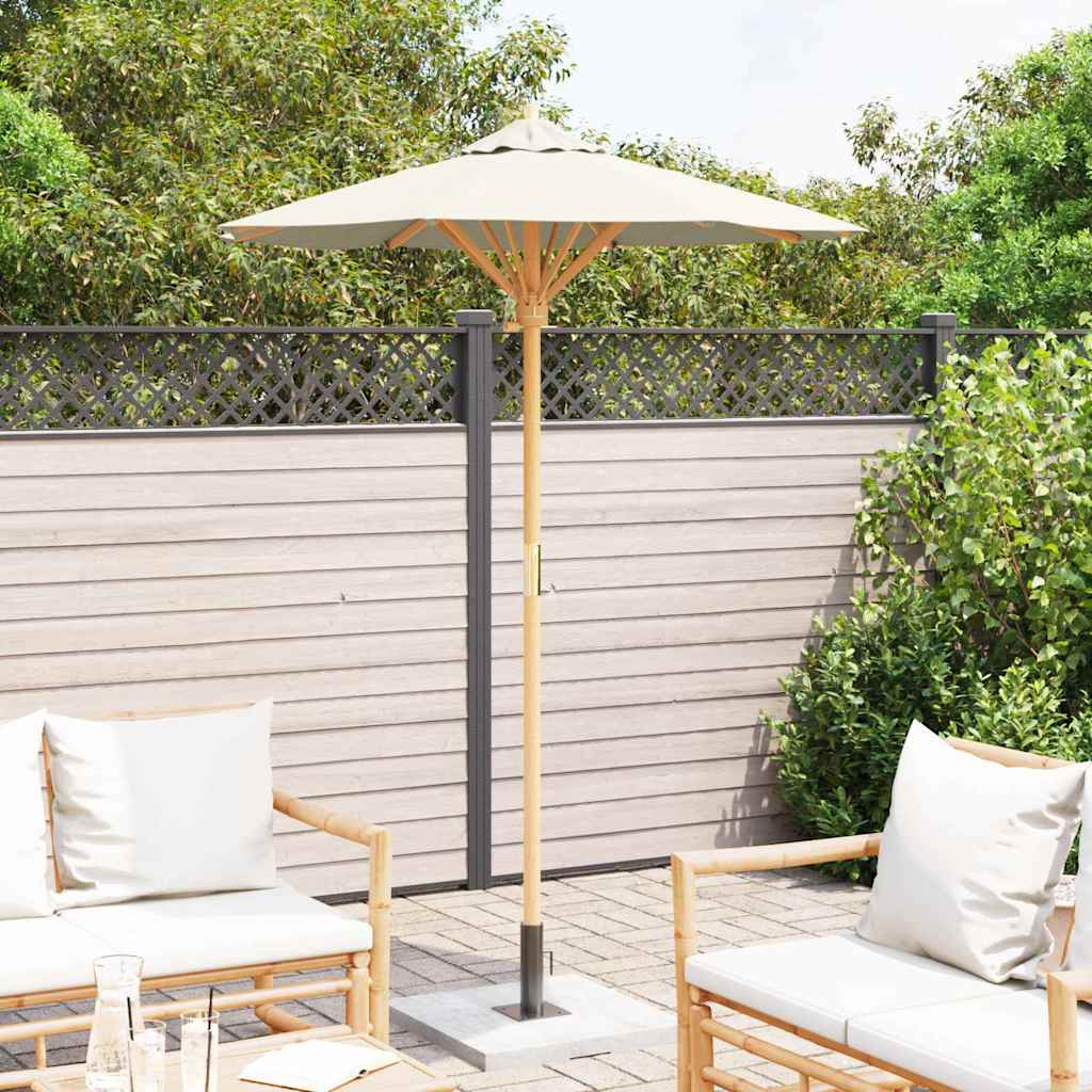 Ombrellone da Giardino Elegante in Legno – Protezione Solare Raffinata per Outdoor di Design