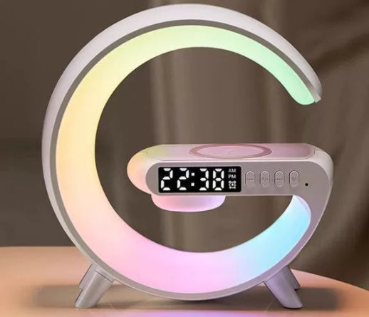 Lampada LED RGB Smart con Sveglia e Bluetooth – Effetto WOW per la tua stanza