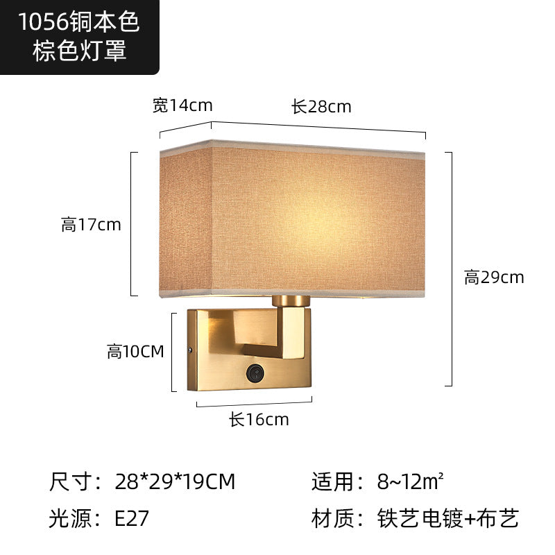 Wall Lamp With Bedroom Bedside Wall Lamp Simple Home Design