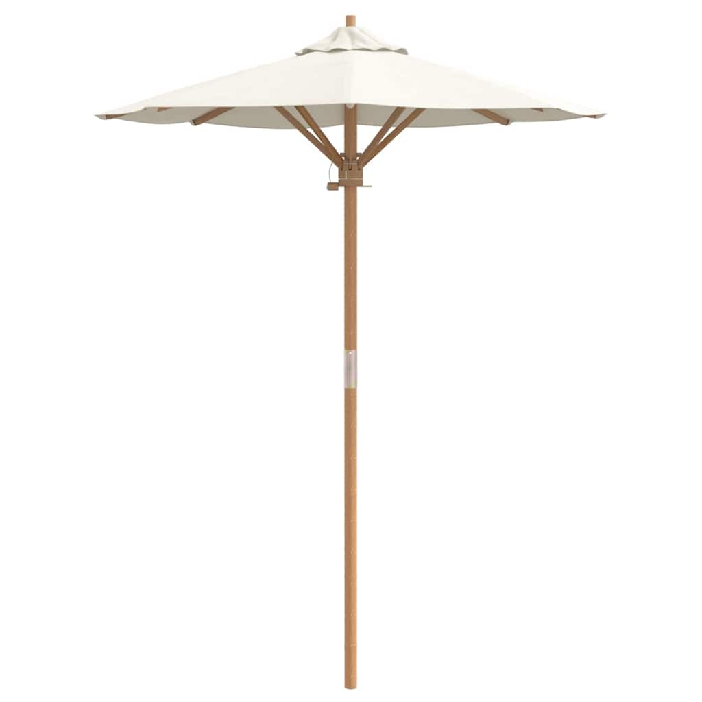 Elegant Wooden Garden Parasol – Refined Sun Protection for Designer Outdoor Spaces