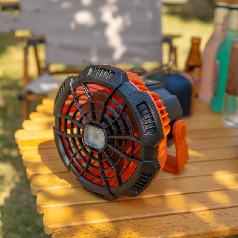 CoolFan Pro™ – Ventilatore Portatile con Luce LED Ricaricabile