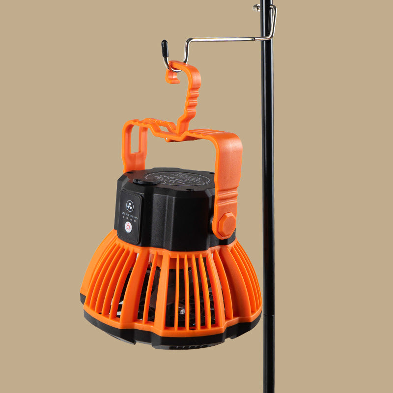 CoolFan Pro™ – Ventilatore Portatile con Luce LED Ricaricabile