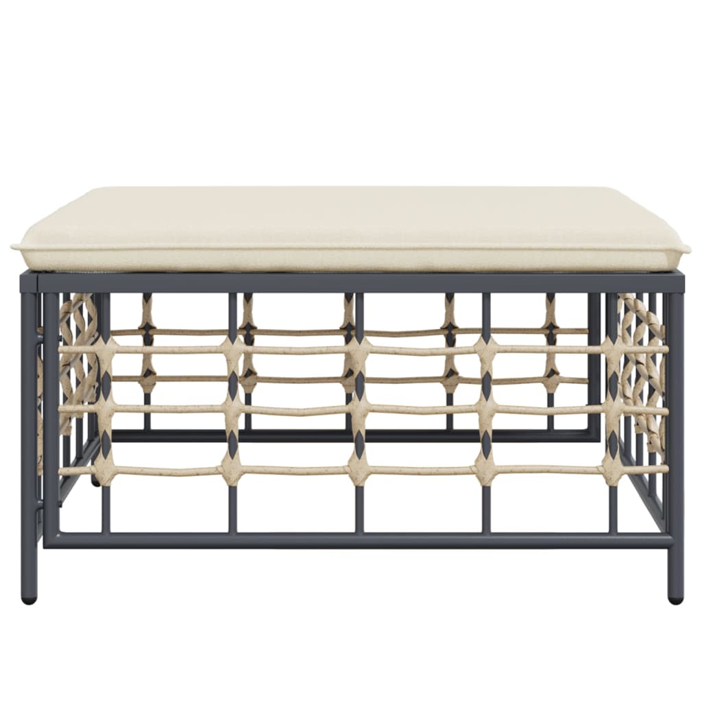 Gartentisch aus Polyrattan mit eleganter Struktur – Raffiniertes Design für moderne Außenbereiche